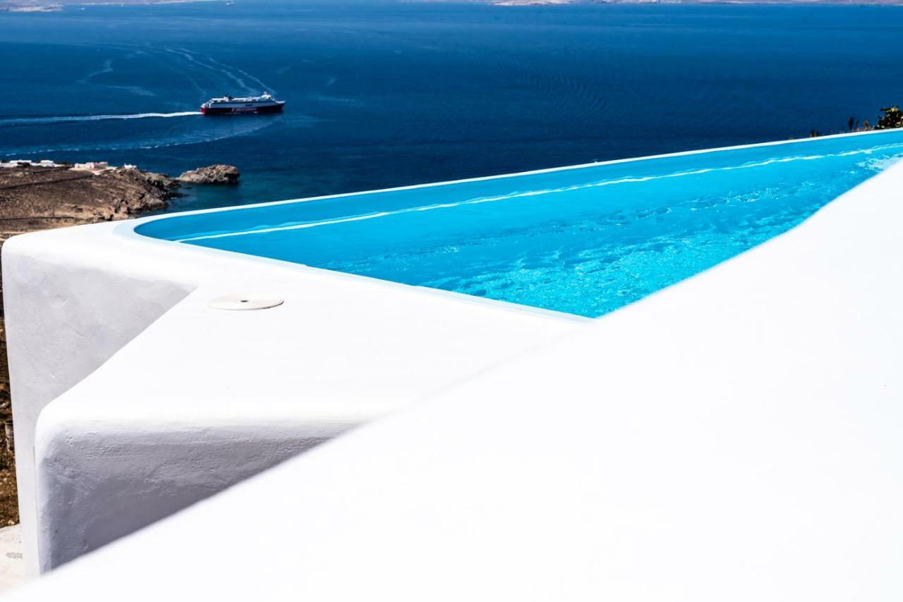 Blue Serenity Villa Fanari  Bagian luar foto